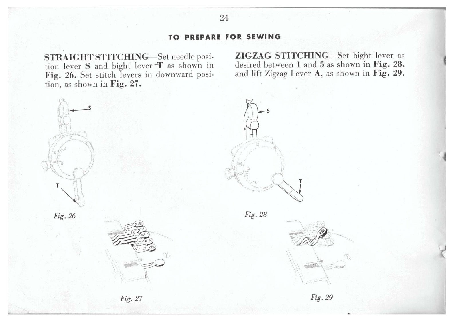 SINGER 319K2 Sewing Machine Instruction Manual 1956 - WIRE BOUND - TOUGH COVERS