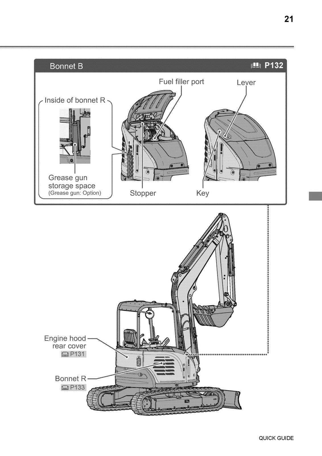 YANMAR ViO50-6B ViO55-6B Excavator Operation  Maintenance Manual - WIRE BOUND