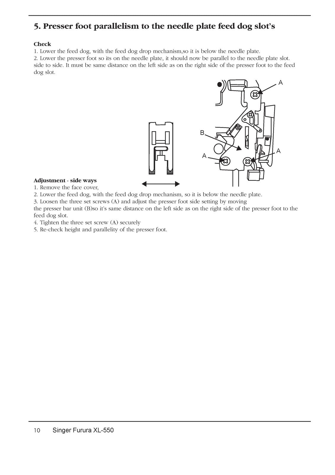 SINGER XL-550 XL550 Service Manual NOT User Manual - WIRE BOUND - TOUGH COVERS