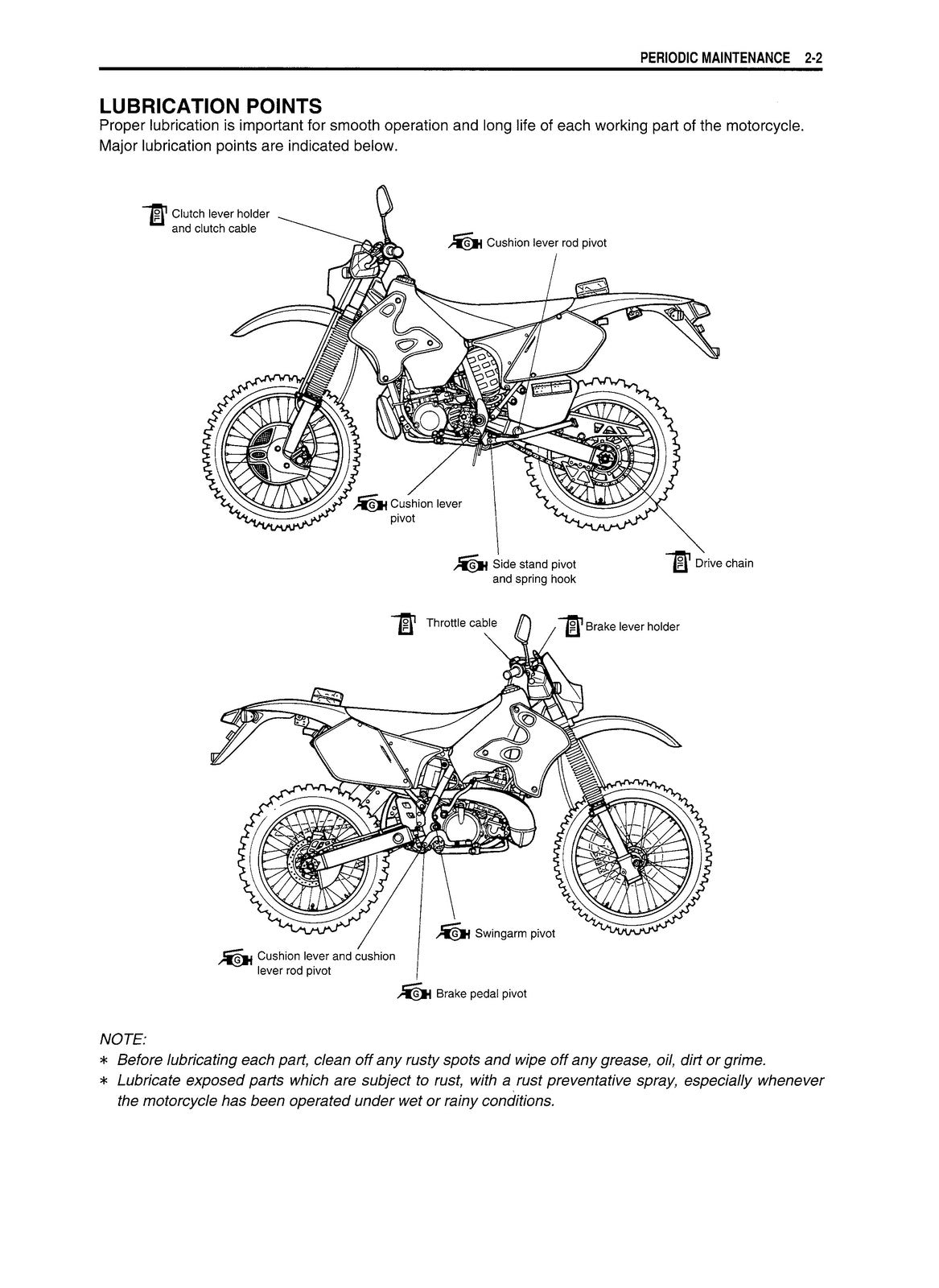 SUZUKI RMX250S Motorcycle Service Manual 1998-1999 - WIRE BOUND - TOUGH COVERS