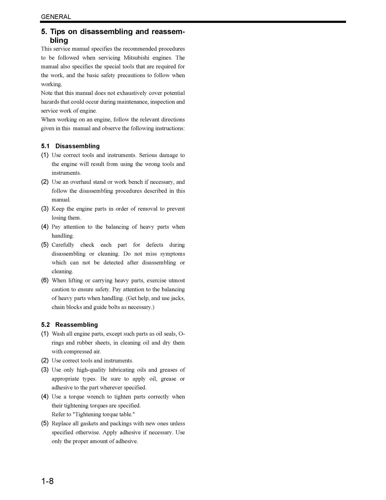 MITSUBISHI CAT S4S DIESEL ENGINE Service Manual DP20N DP35N P4000-7000 - BOUND