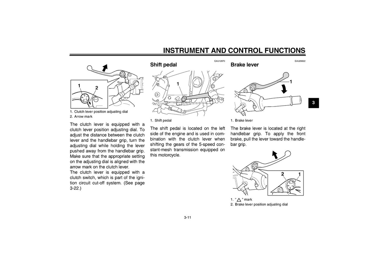 YAMAHA XJR1300 Owners Manual 2007 - STEEL WIRE BOUND - PROTECTIVE COVERS