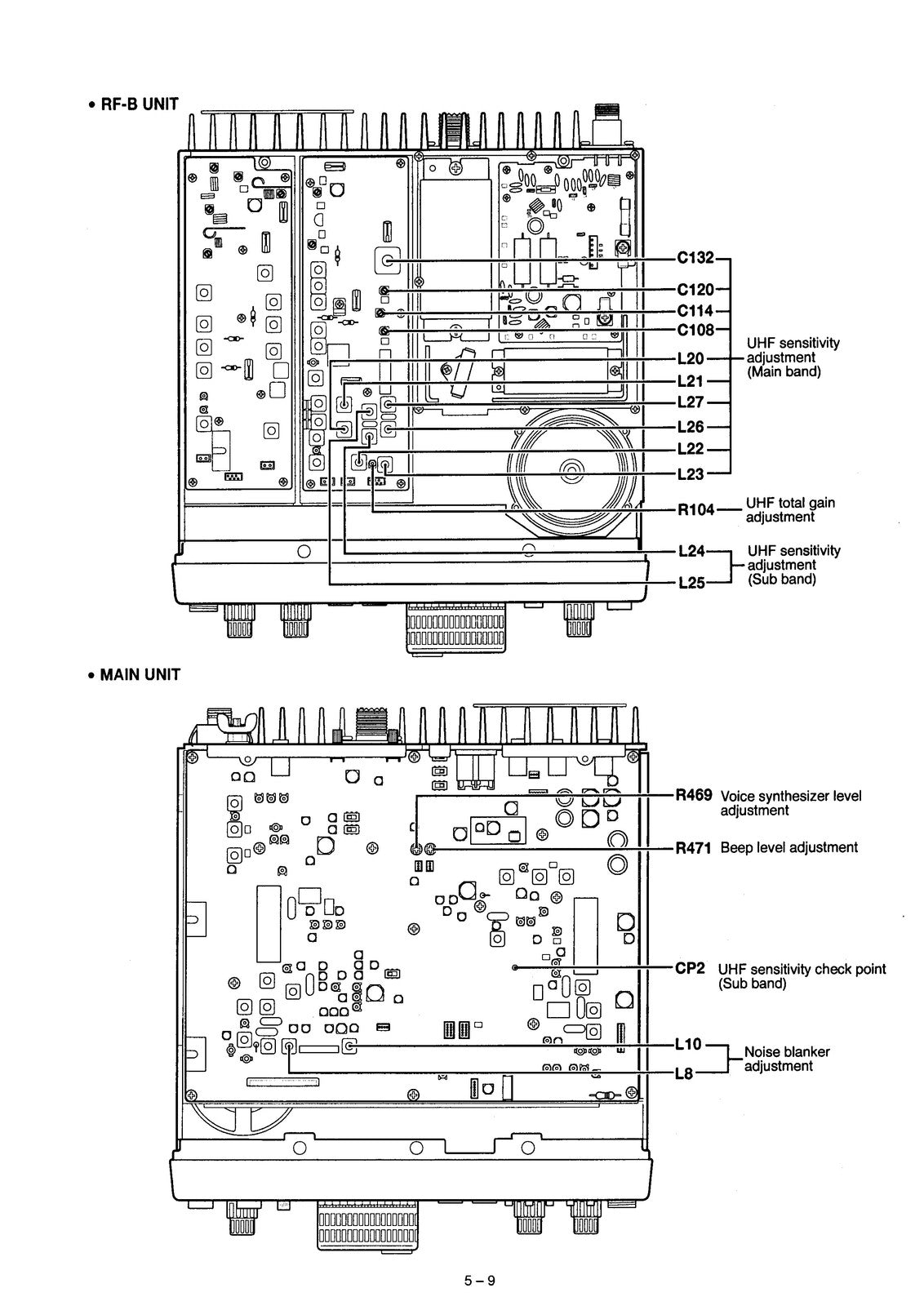 ICOM IC-820H Transceiver Service Manual - BOUND - COVERS - XL FOLDOUT PAGES