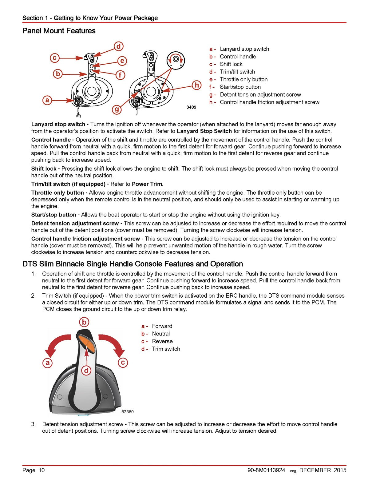 MERCURY MERCRUISER 8.2 MAG HO SeaCore Operation Maintenance Manual 2015 - BOUND