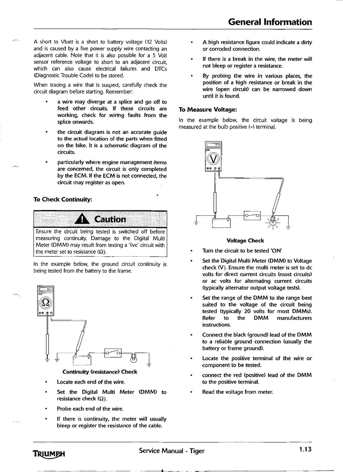 TRIUMPH Tiger Tiger ABS Motorcycle Service Manual 2006 - WIRE BOUND - COVERS