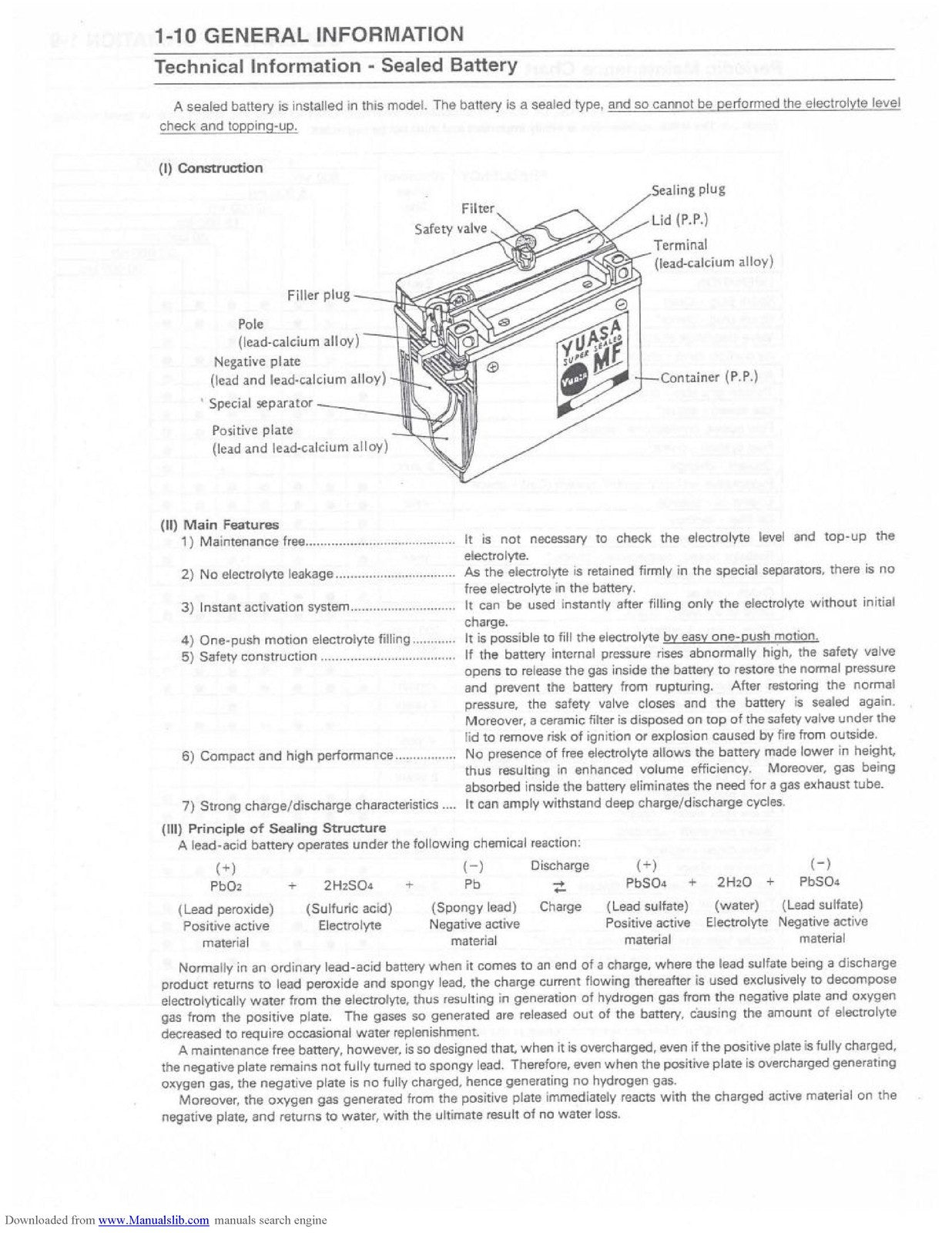 KAWASAKI Vulcan VN800A Service Manual 2001 - STEEL WIRE BOUND - TOUGH COVERS