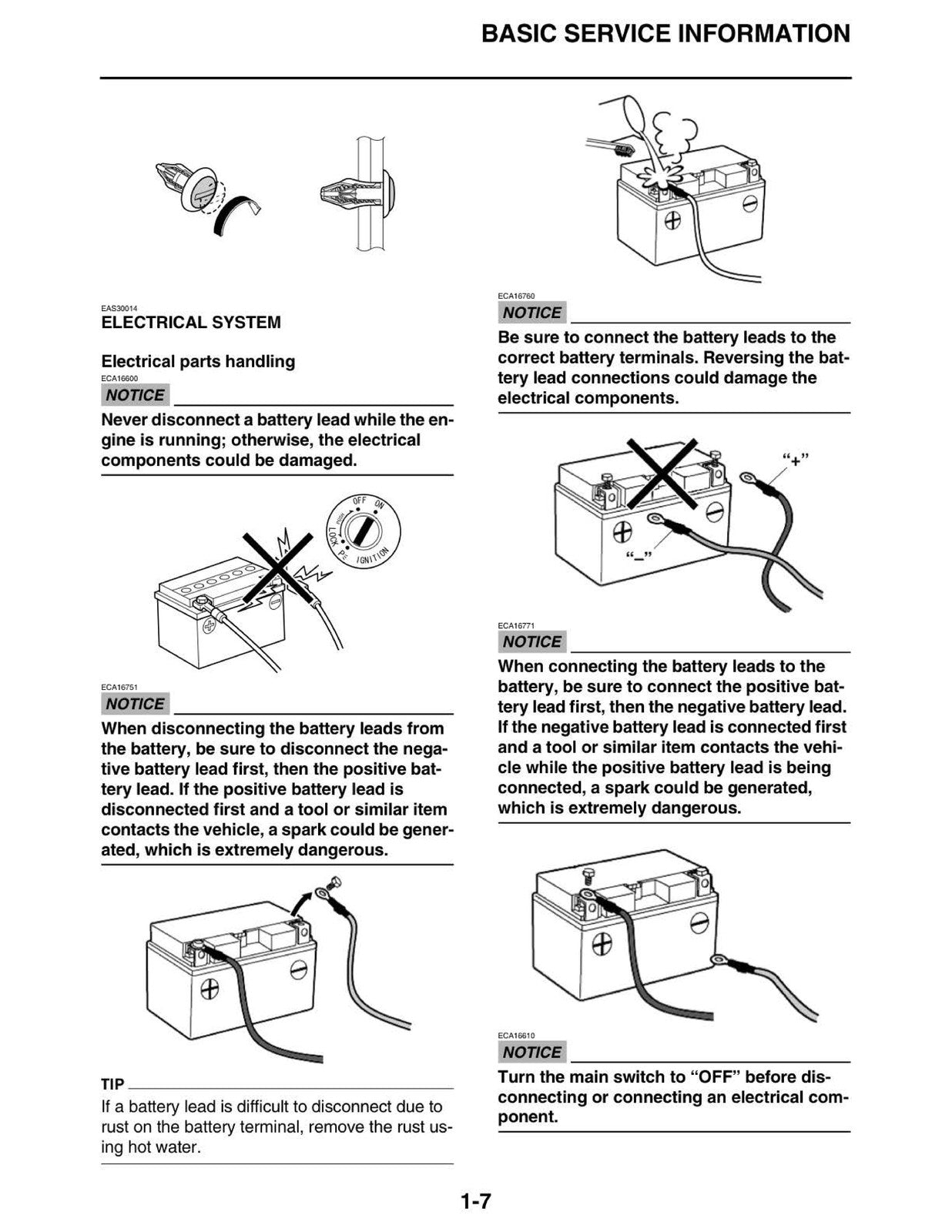 YAMAHA XVS95 Bolt R-Spec Service Manual 2017-2018 - WIRE BOUND - TOUGH COVERS