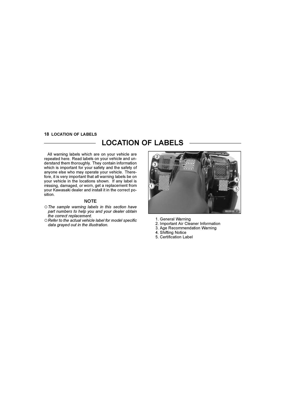 KAWASAKI Brute Force 750 4x4i Owners Manual 2019 - WIRE BOUND - TOUGH COVERS