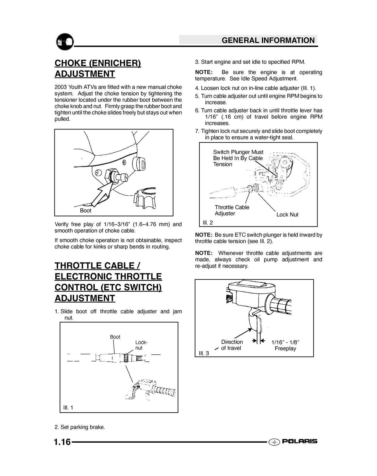 POLARIS Scrambler 50 90 Sportsman 90 Predator 90 Service Manual 2003 - BOUND