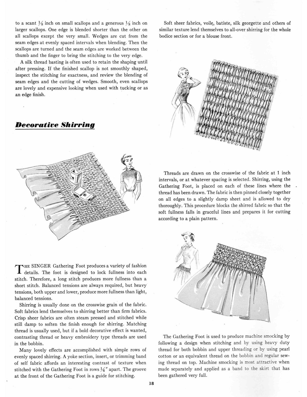 SINGER Sewing Skills Reference & Teacher's Textbook Manual BUNDLE - WIRE BOUND