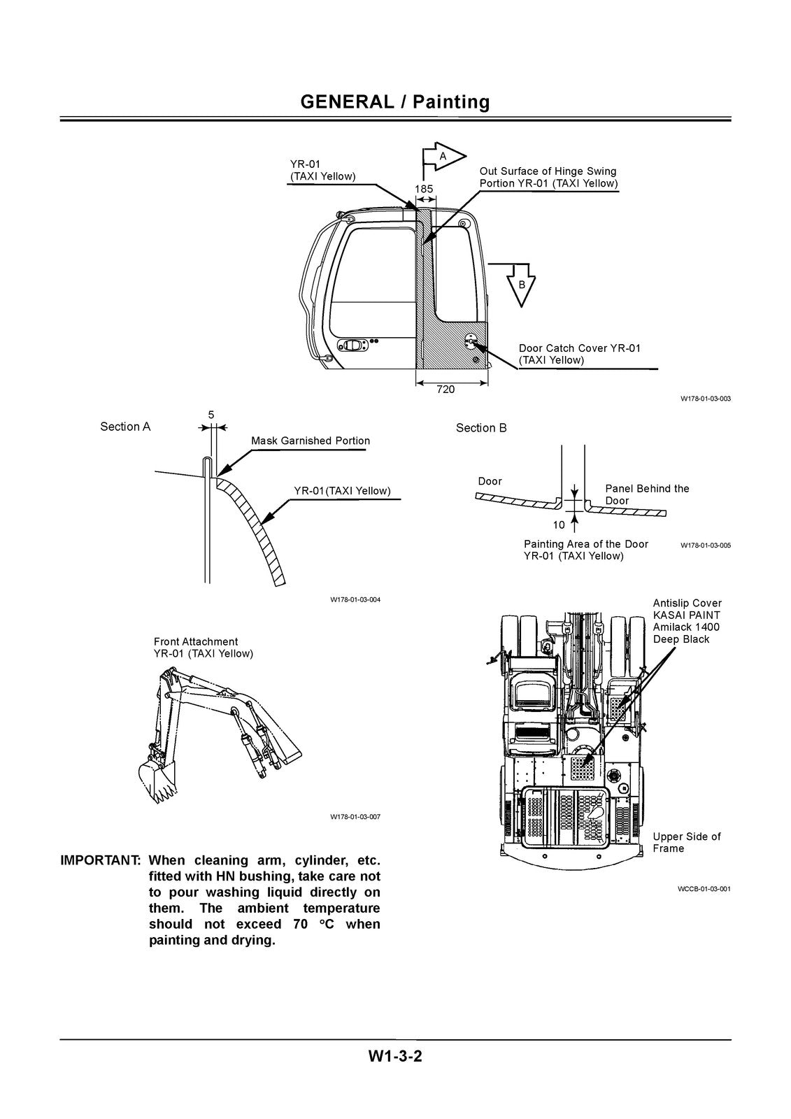 HITACHI ZAXIS 180W Wheeled Excavator Workshop Manual - WIRE BOUND - TOUGH COVERS