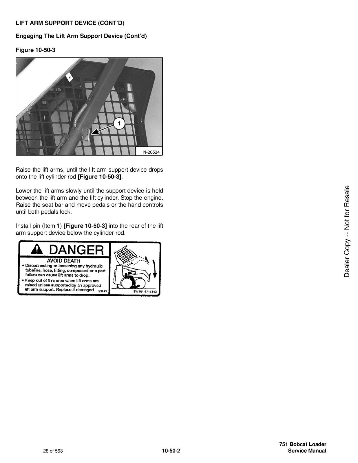 BOBCAT 751 Service Manual 2006 SN 515620001 Up - BOUND - COVERS - XL FOLDOUTS