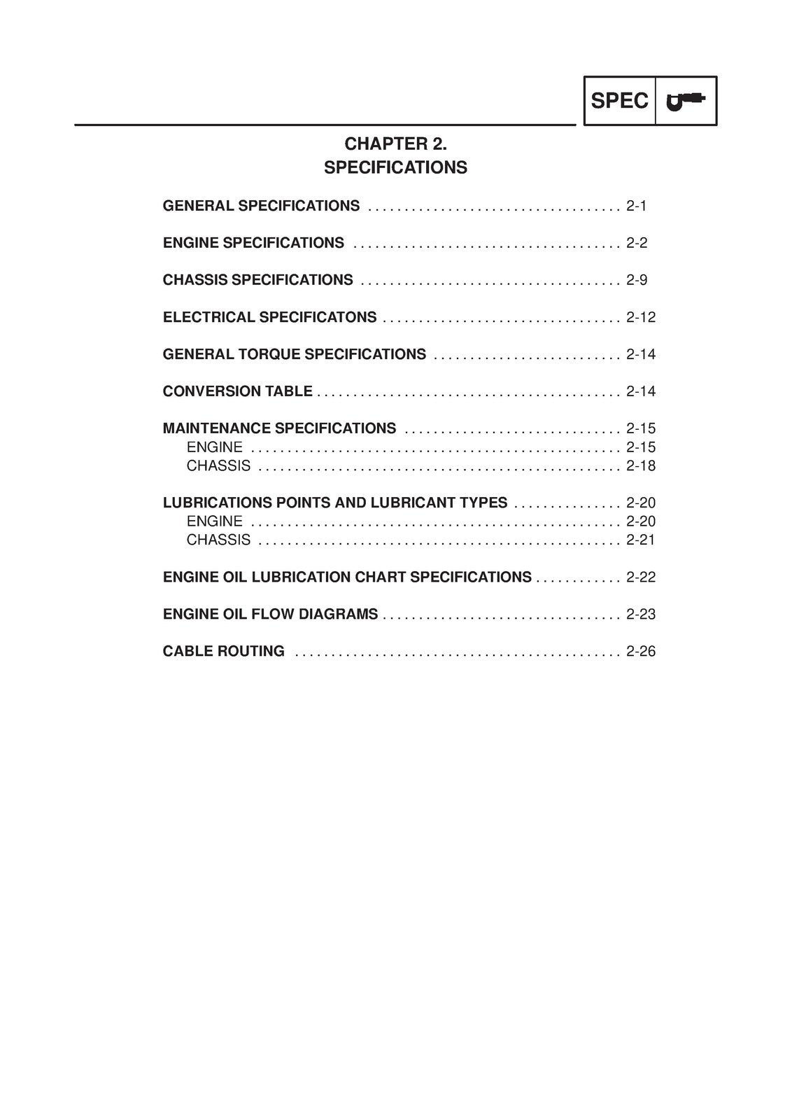 YAMAHA XVS125 Motorcycle Service Manual 2000 - BOUND - COVERS - XL FOLDOUT PAGES