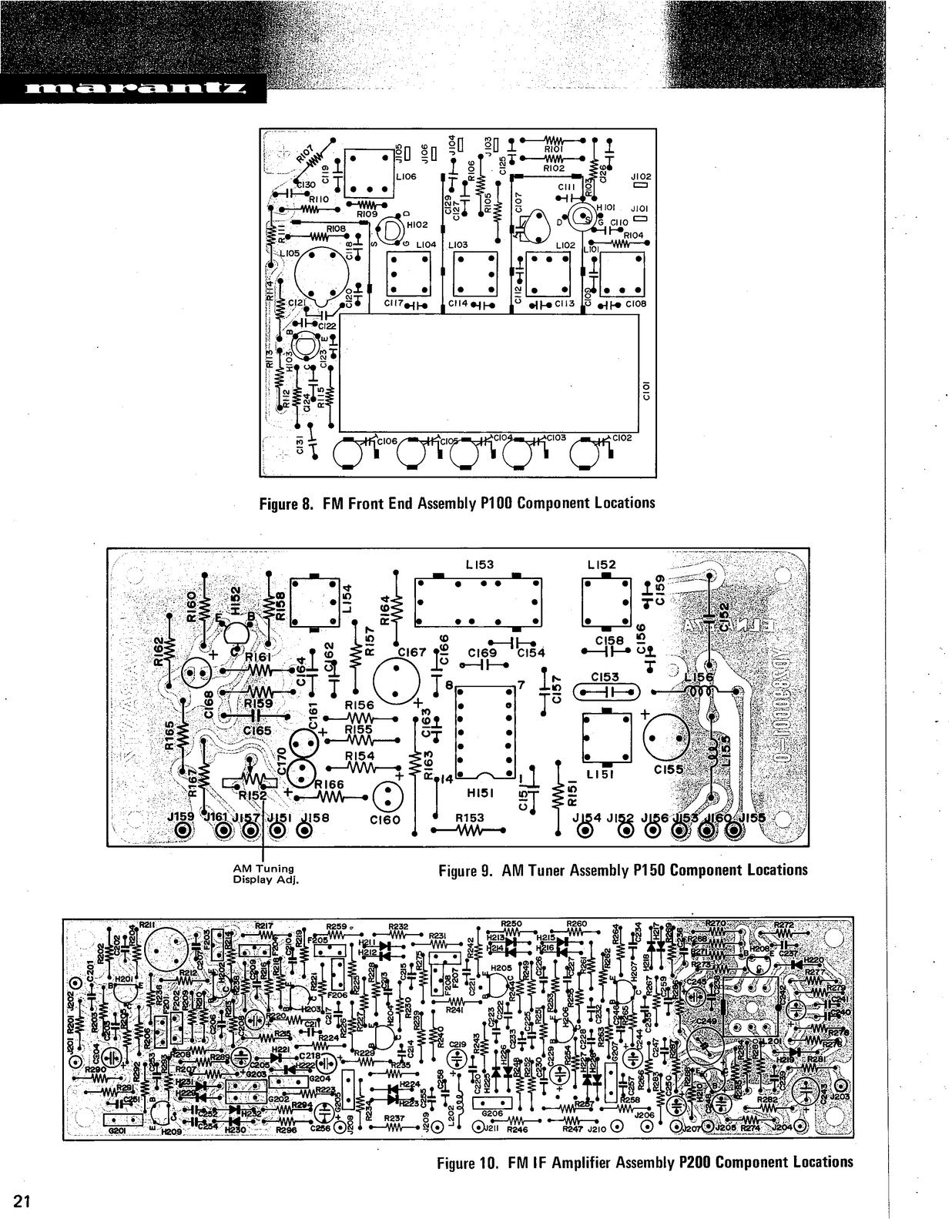 MARANTZ 4400 Stereo Receiver Service Manual - BOUND - COVERS - XL FOLDOUT PAGES