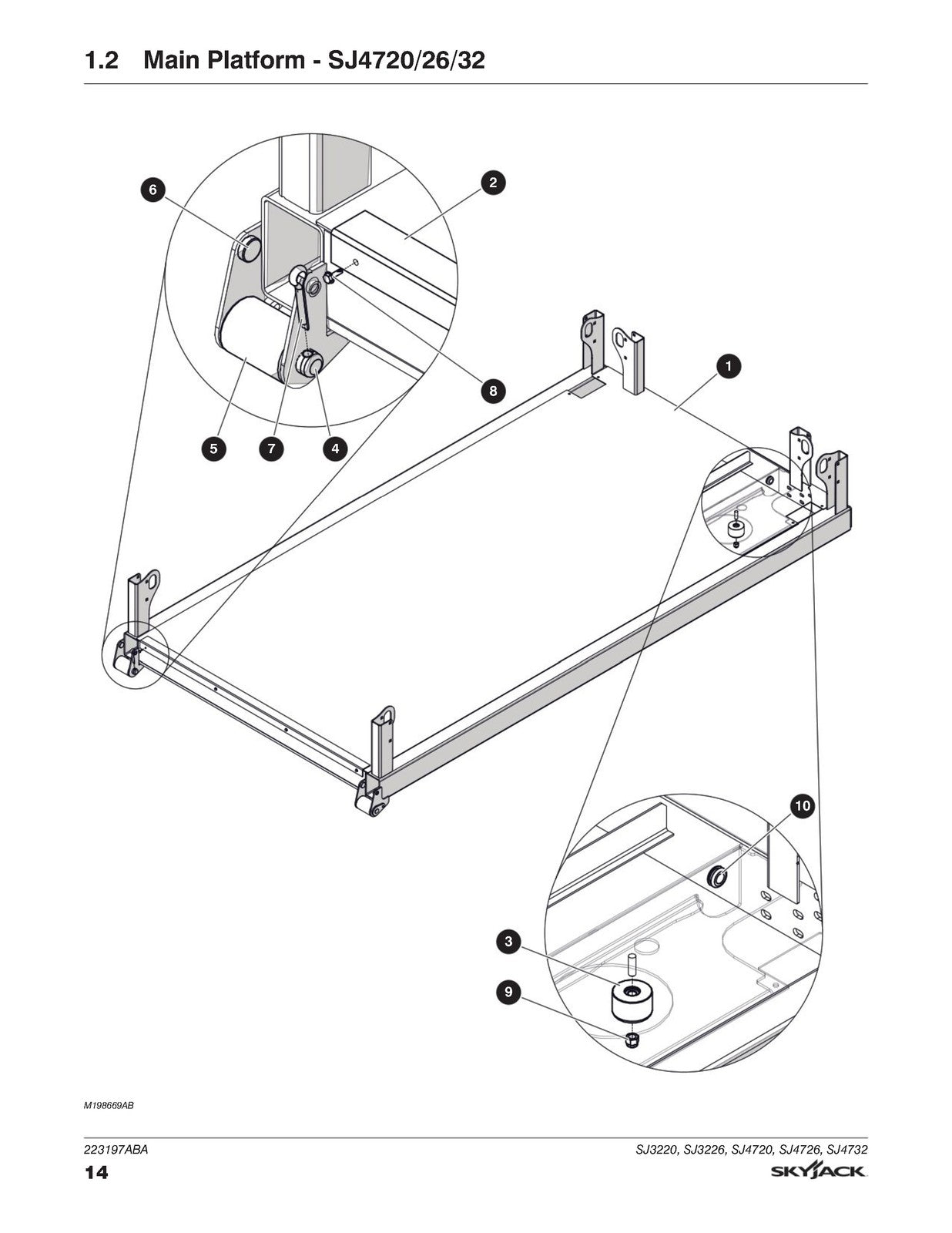 SKYJACK SJ3220 SJ3226 SJ4720 SJ4726 SJ4732 Scissor Lift Parts Manual 2020