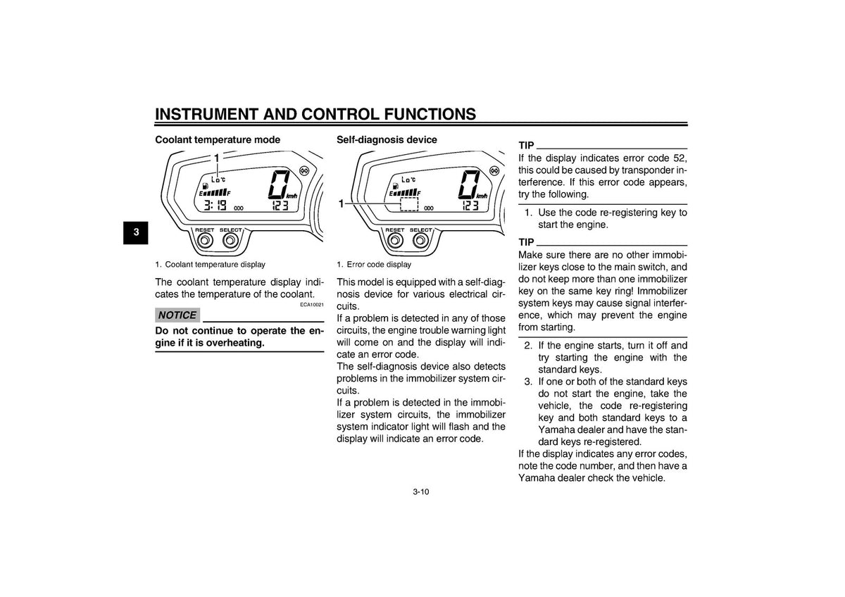 YAMAHA XJ6N Motorcycle Owners Manual 2009 - STEEL WIRE BOUND - PROTECTIVE COVERS