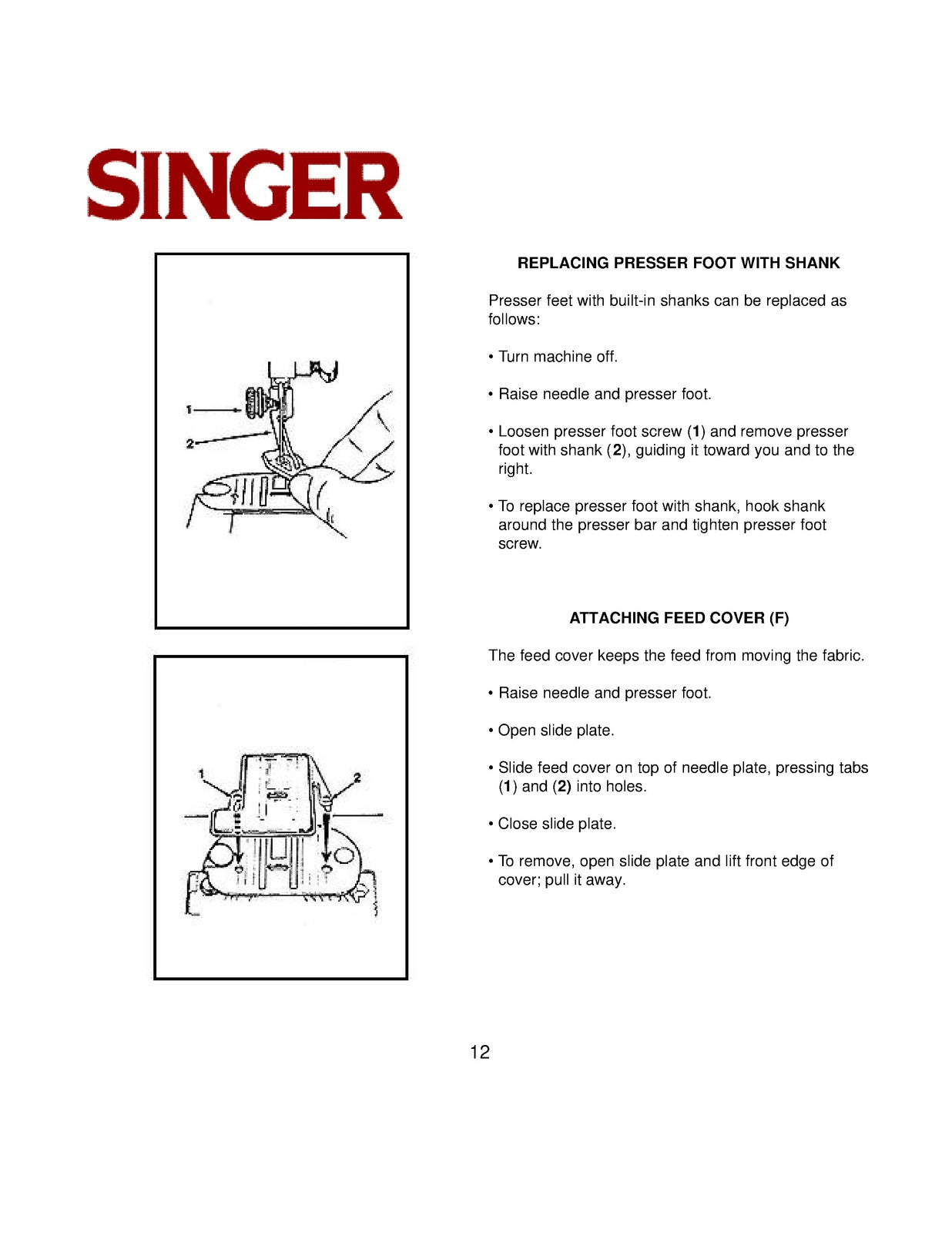 SINGER 9005 9008 9010 9015 9018 9020 9022 9026 9027 User Manual - WIRE BOUND