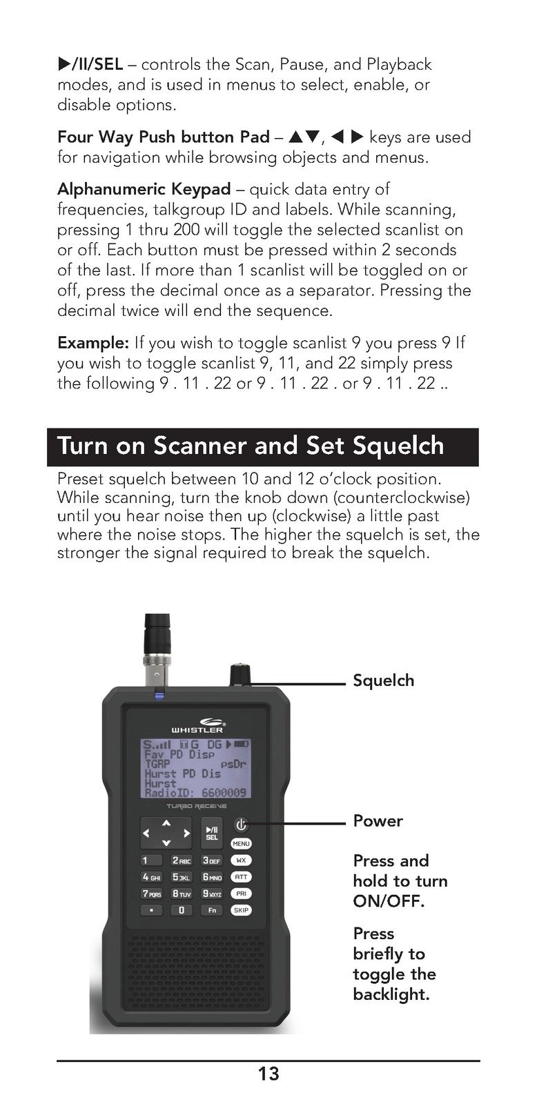 WHISTLER TRX-1 Scanner Radio User Manual - STEEL WIRE BOUND - PROTECTIVE COVERS