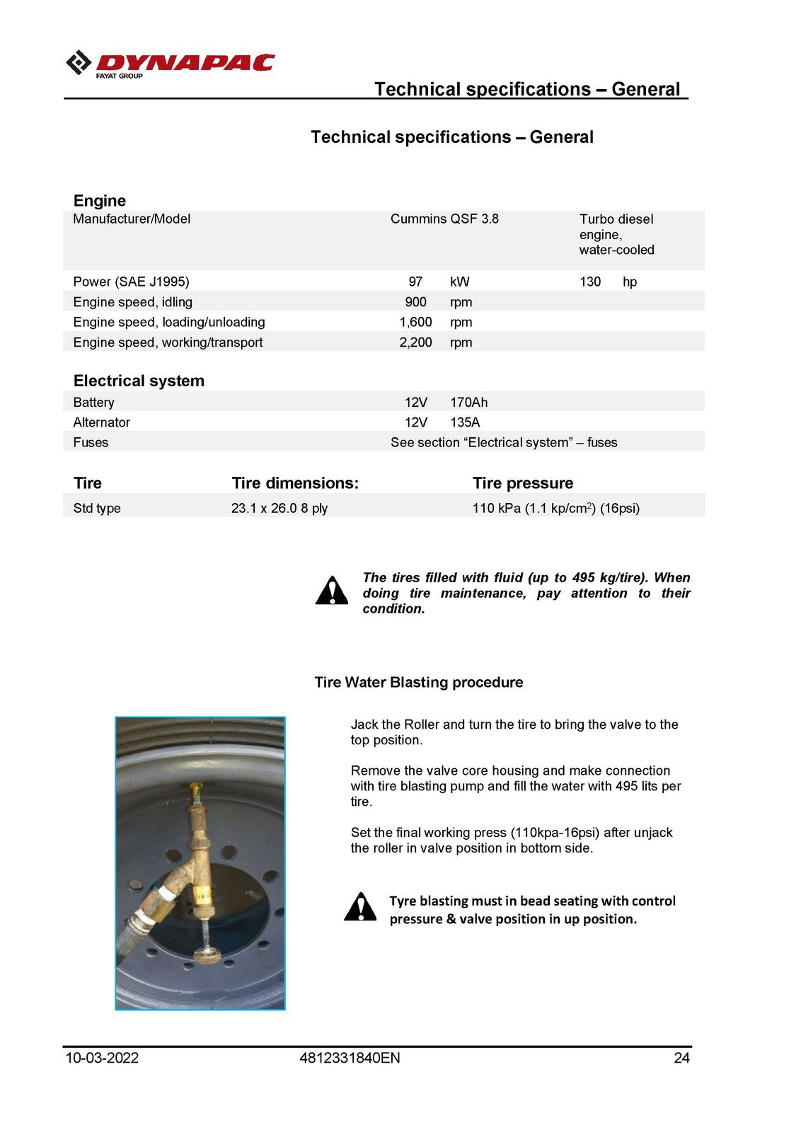 DYNAPAC CA25 CA30 CA35 Vibratory Roller Operating And Maintenance Manual - BOUND