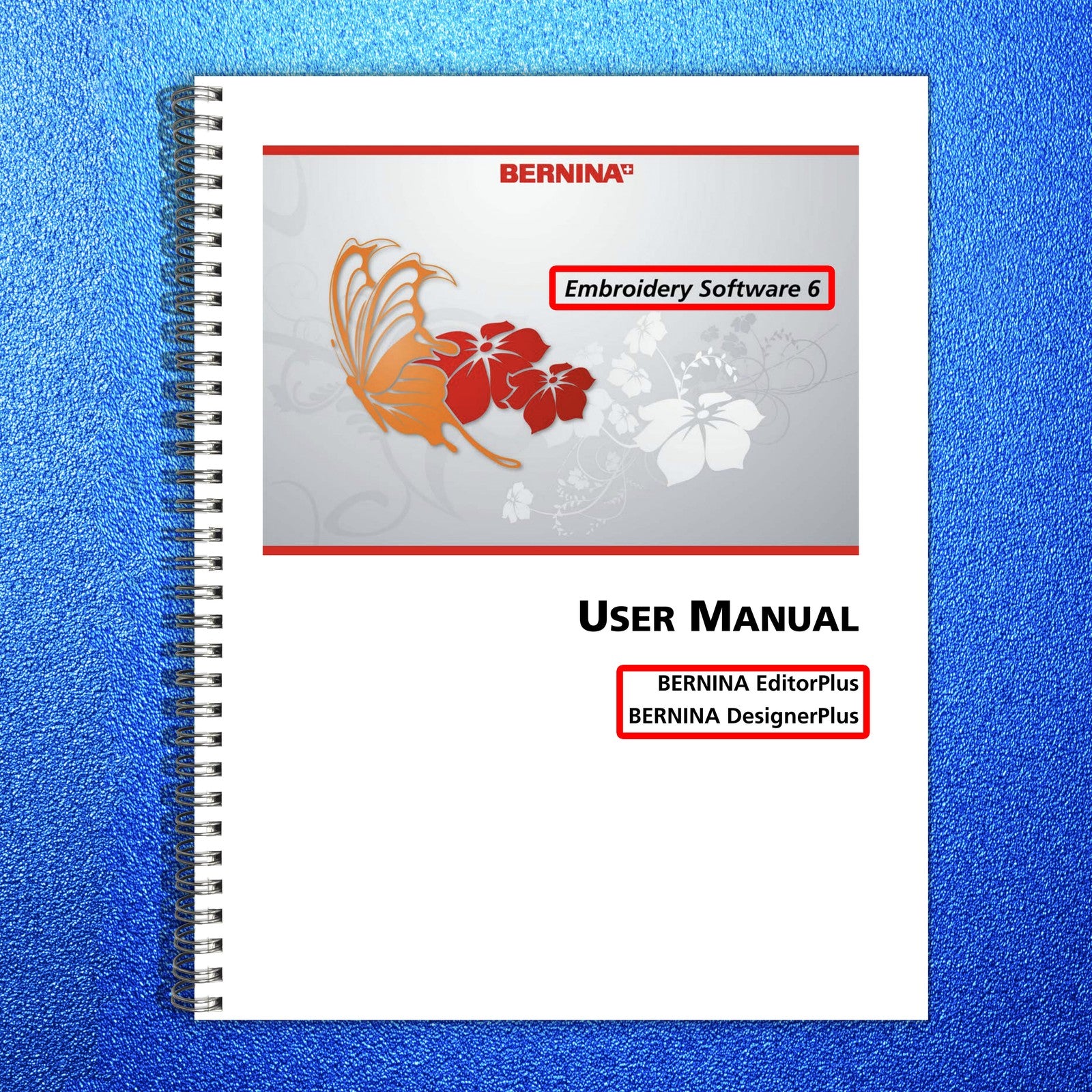 BERNINA Software 6 Q Series CrossStitch Quick Start User Workbook Manual BUNDLE