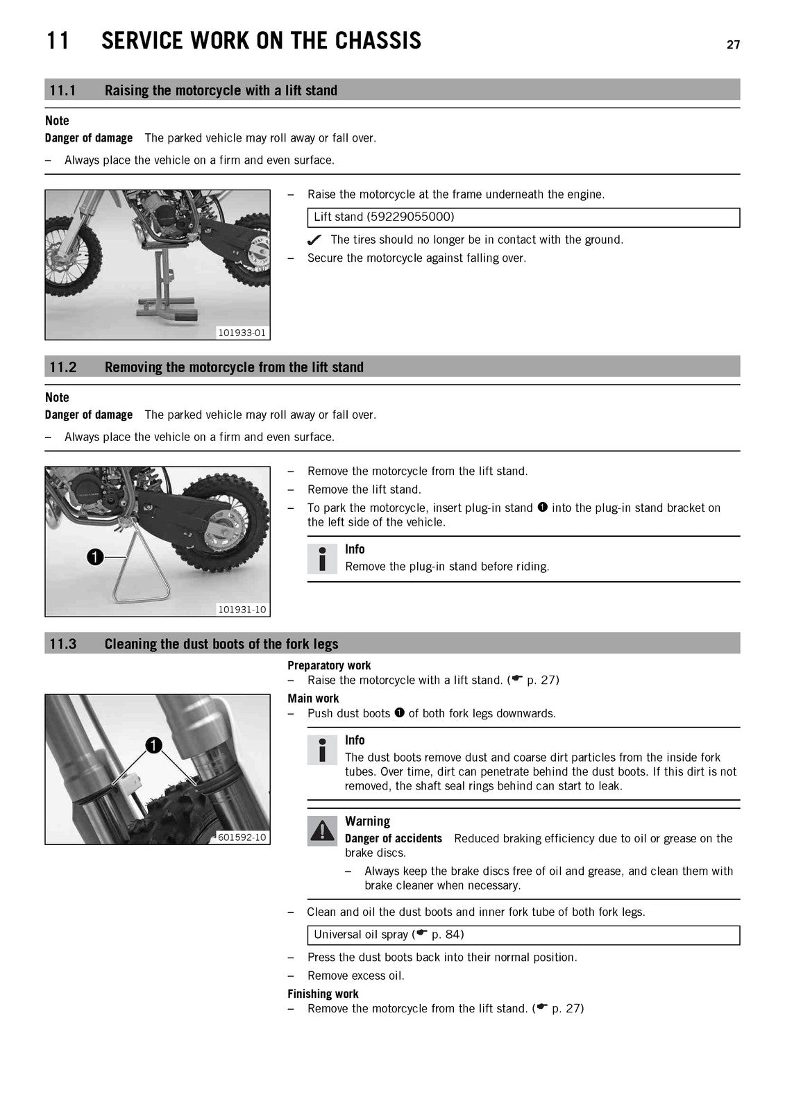 KTM 50 SX 50 SX Mini Owners Manual 2014 - STEEL WIRE BOUND - PROTECTIVE COVERS