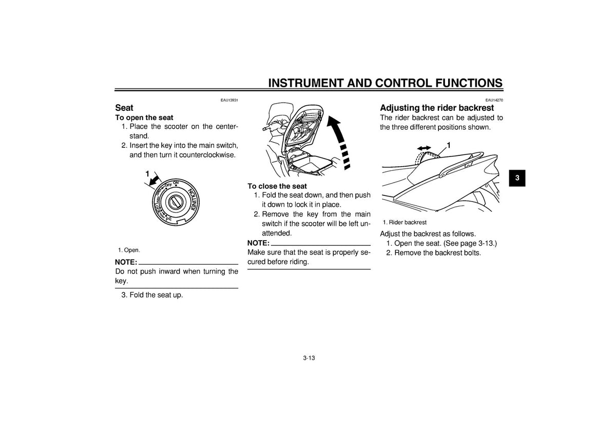 YAMAHA XP500 T-Max Owners Manual 2004 - STEEL WIRE BOUND - PROTECTIVE COVERS