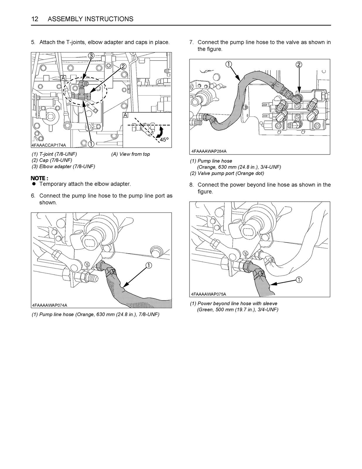 KUBOTA LA1154A EA Loader Assembly Instructions Manual 2019, FOLDOUTS