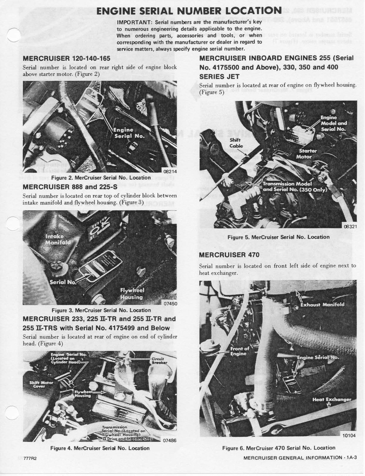 MERCURY MERCRUISER Stern Drive Units And Service Manual Number 2 1986 - BOUND
