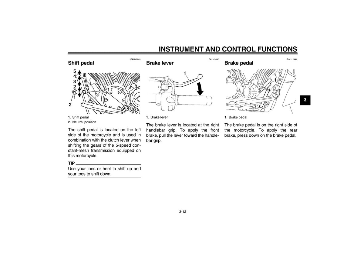 YAMAHA XVS1300A Owners Manual 2011 - STEEL WIRE BOUND - PROTECTIVE COVERS