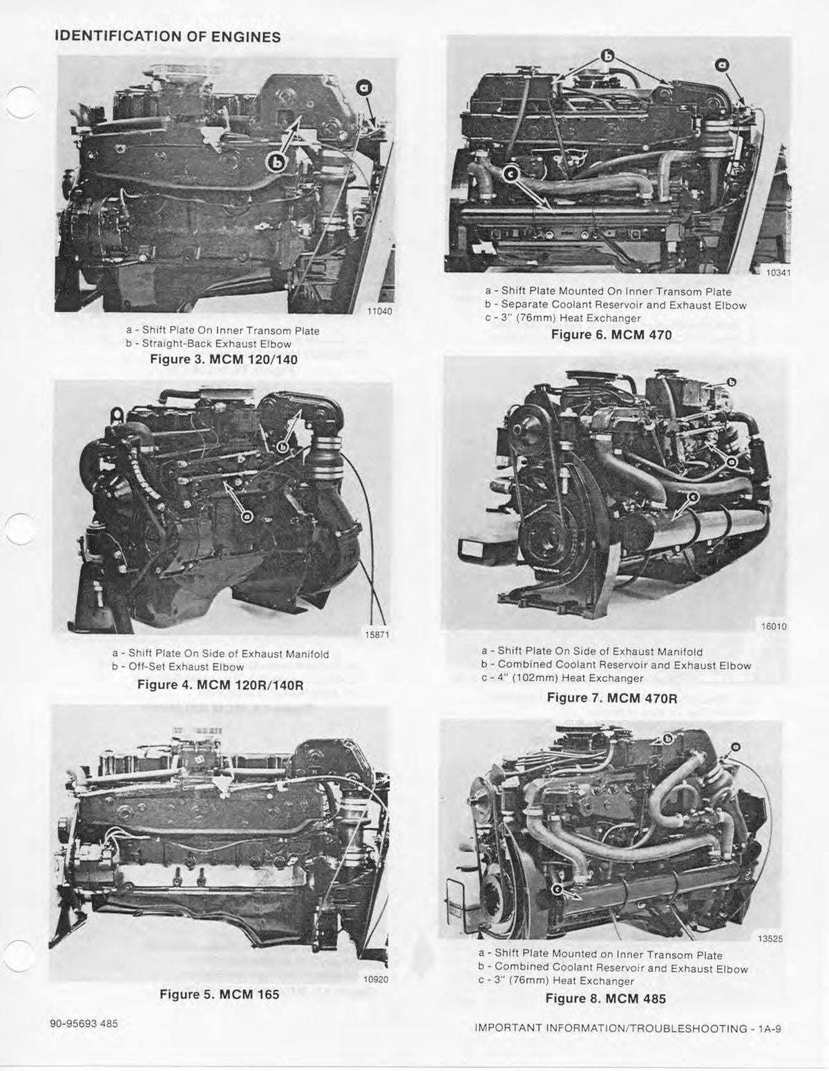 MERCURY MERCRUISER 3 MCM 120 140 165 228 260 470 485 898 Service Manual BUNDLE