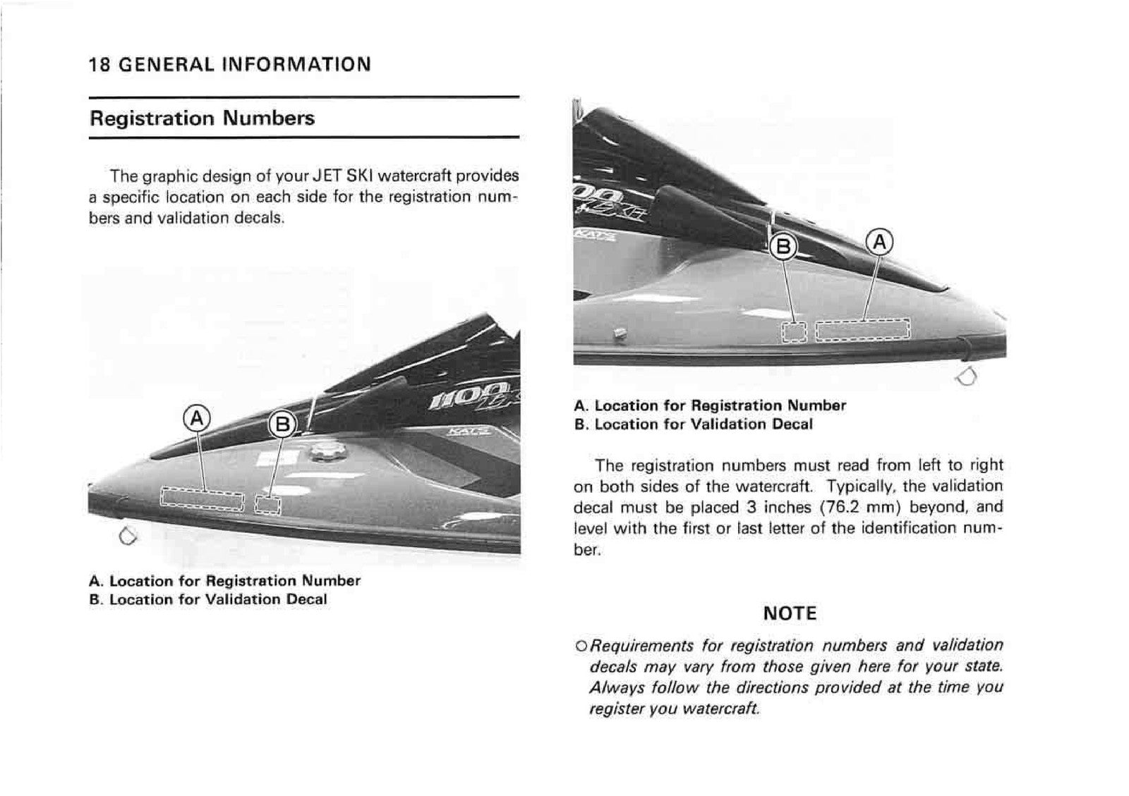 KAWASAKI Jet Ski 1100 ZXi Watercraft Owners Manual - WIRE BOUND - TOUGH COVERS