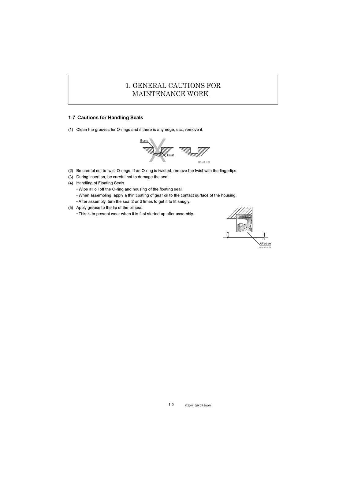 YANMAR C50R-5 Crawler Carrier Service Manual - BOUND - COVERS - XL FOLDOUT PAGES