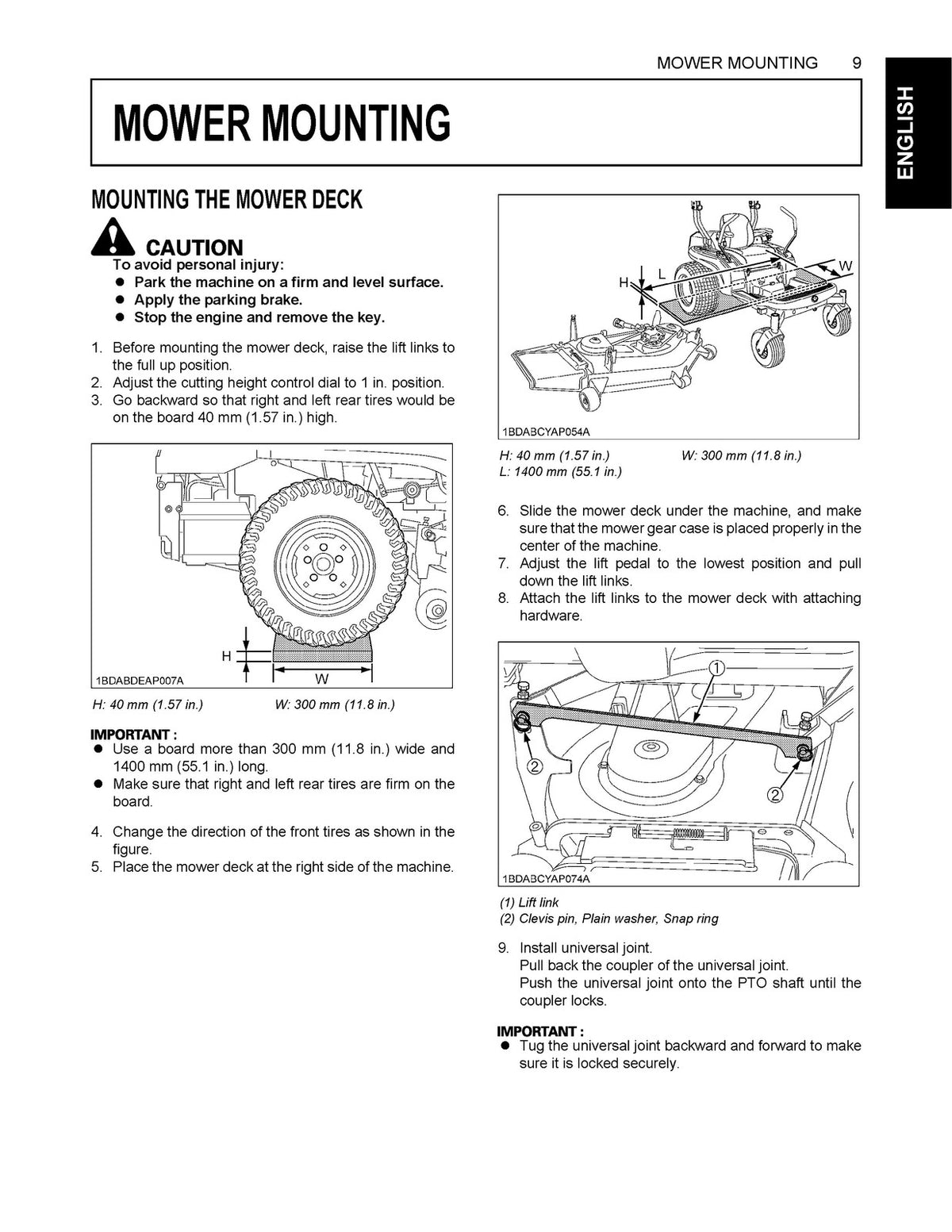 KUBOTA ZD221 Zero Turn Mower Workshop & Operators Manual BUNDLE - WIRE BOUND