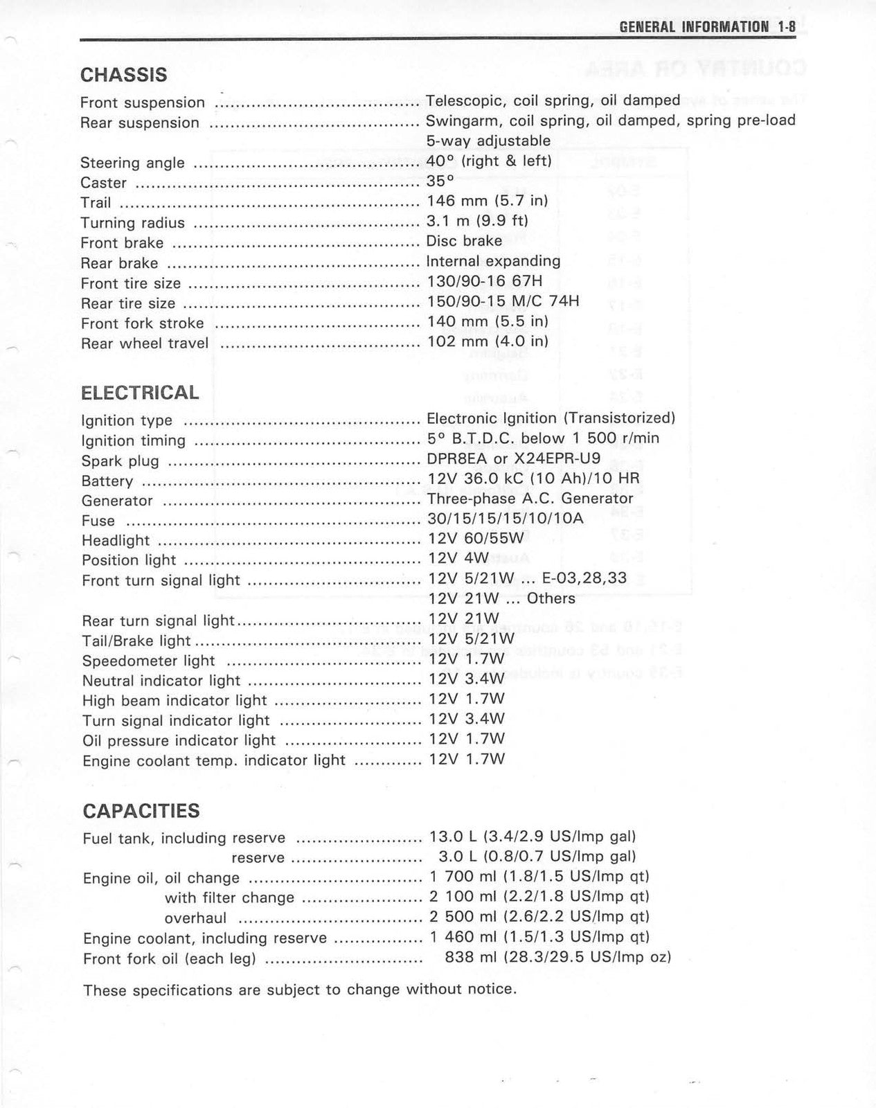 SUZUKI VZ800 Marauder Motorcycle Service Manual 1998-2004 - WIRE BOUND - COVERS