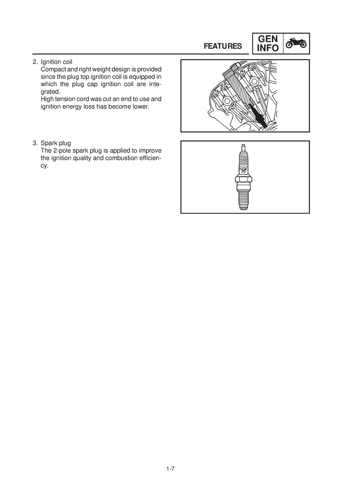 YAMAHA YZF-R6 Motorcycle Service Manual 1998 - BOUND - COVERS - XL FOLDOUT PAGES