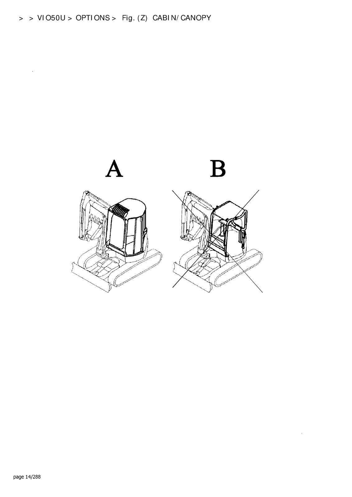 YANMAR ViO50U Crawler Excavator Parts Catalog Manual - WIRE BOUND - TOUGH COVERS