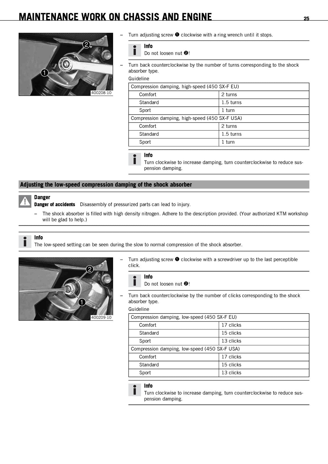 KTM 450 SX-F EU USA Owners Manual 2010 - STEEL WIRE BOUND - PROTECTIVE COVERS