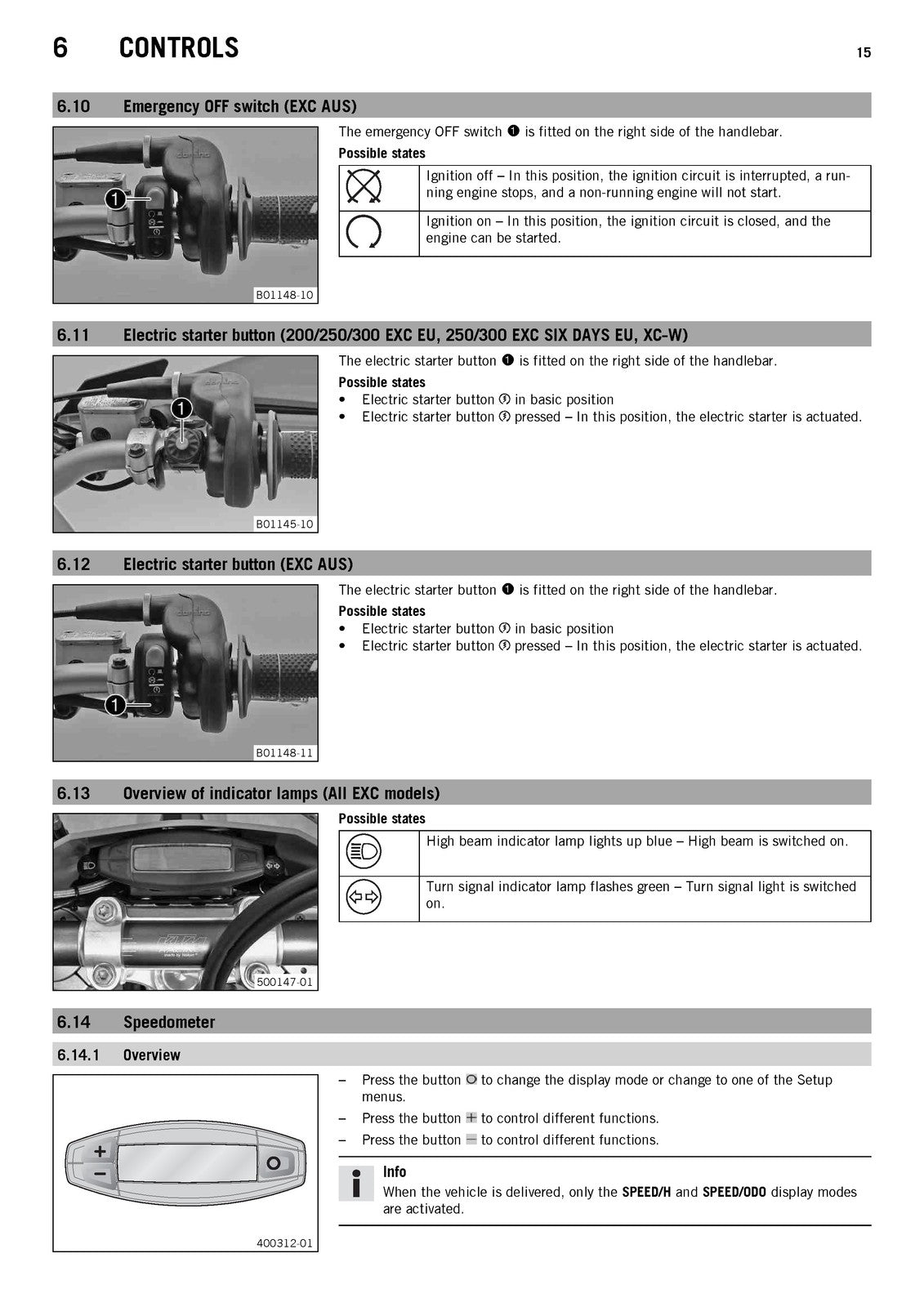 KTM 125 200 250 300 EXC XC-W Owners Manual 2013 - WIRE BOUND - TOUGH COVERS