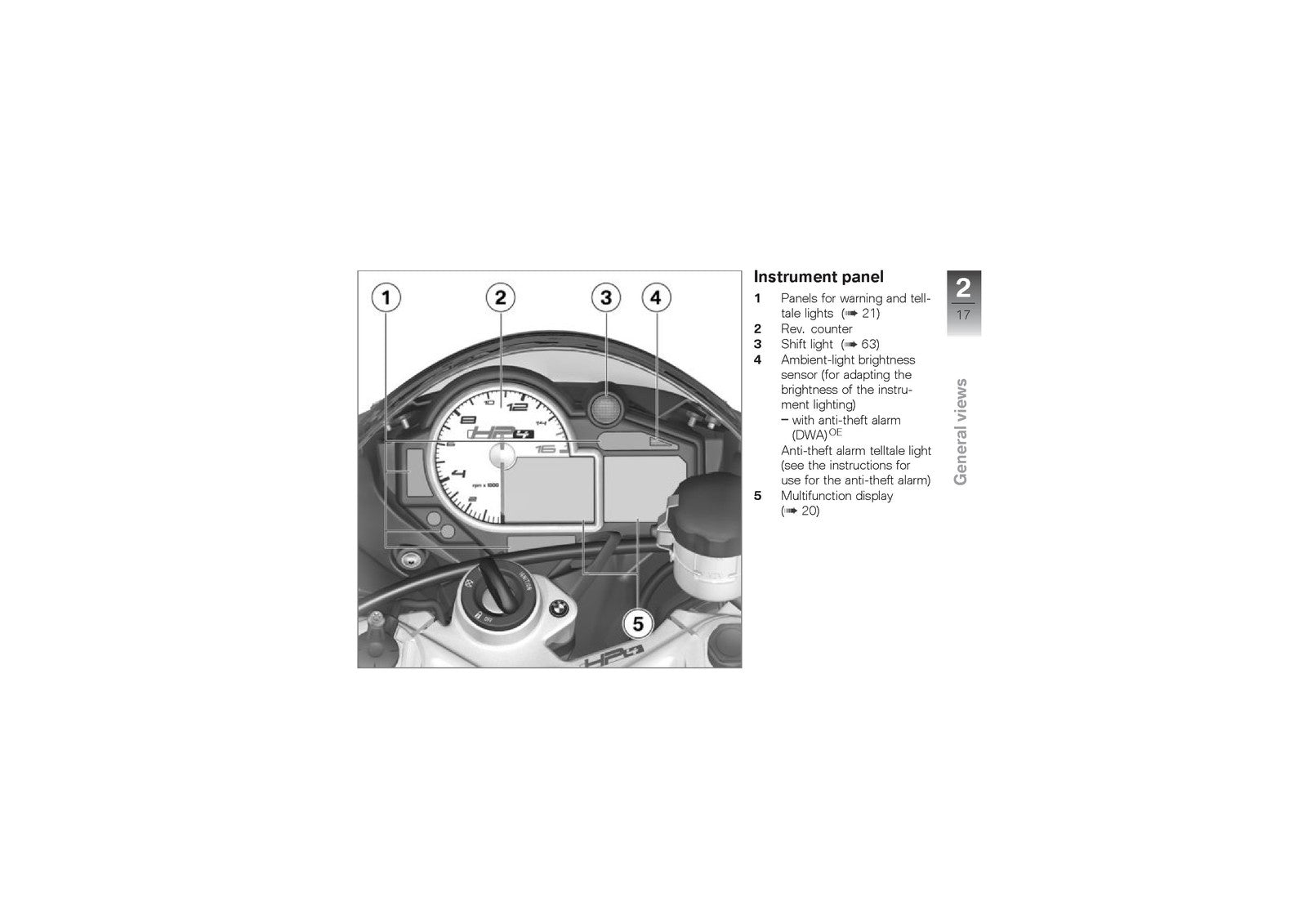BMW HP4 Motorcycle Riders Manual - STEEL WIRE BOUND - PROTECTIVE COVERS