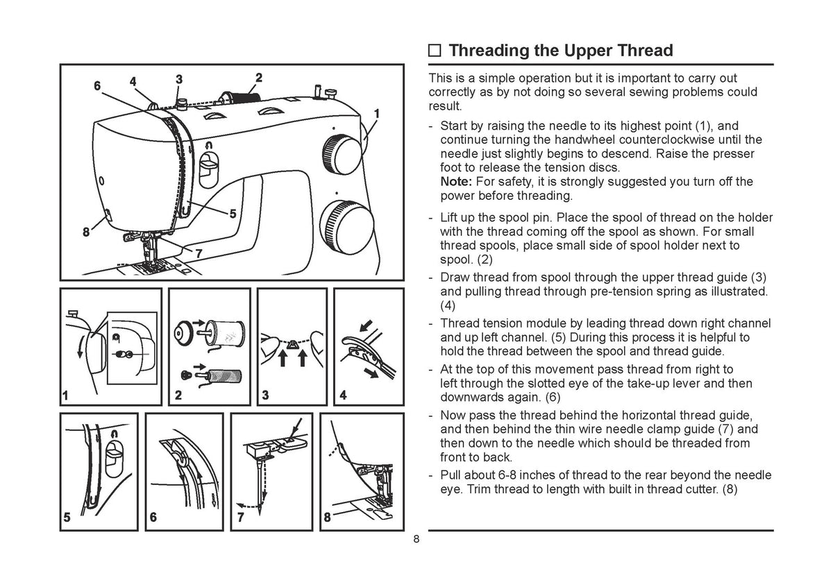 SINGER 3342 M2100 M2105 Sewing Machine Operators Manual BUNDLE - WIRE BOUND