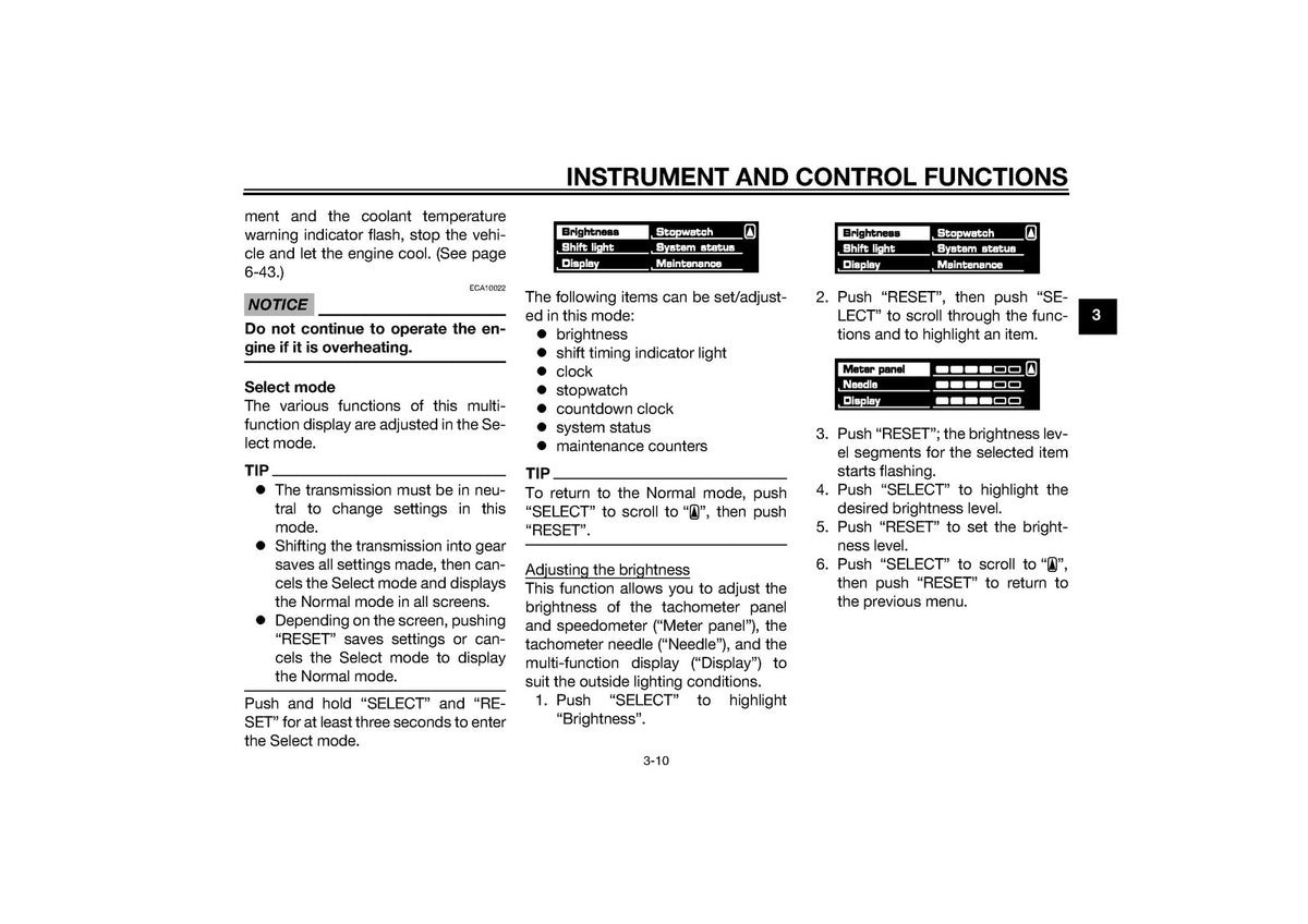 YAMAHA VMAX Owners Manual 2015 - STEEL WIRE BOUND - PROTECTIVE COVERS