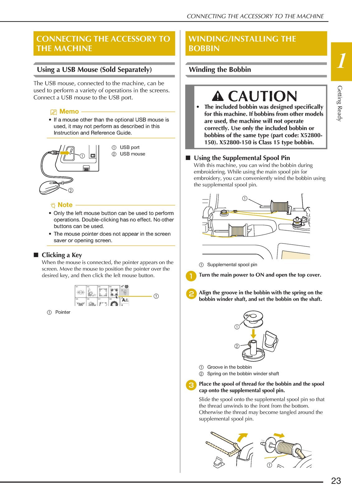 BABY LOCK Meridian BLMA Embroidery Machine Instruction Manual - WIRE BOUND