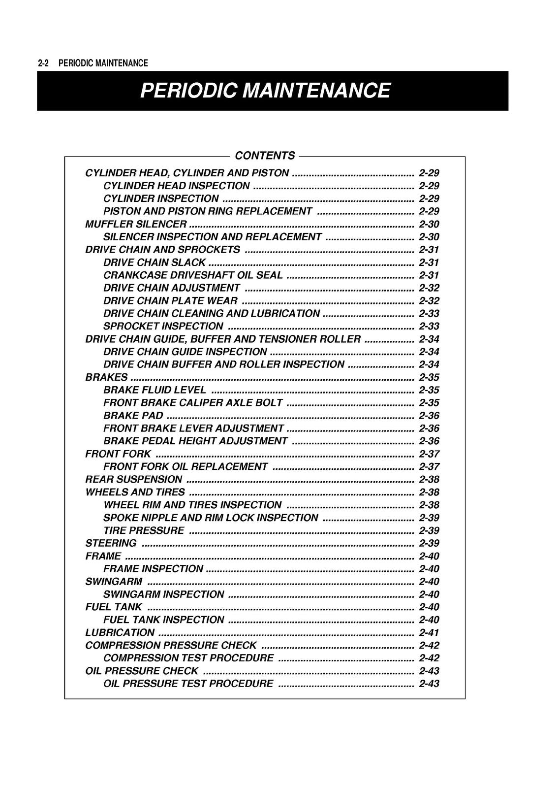 SUZUKI RM-Z450 Owners Service Manual 2016 - STEEL WIRE BOUND - PROTECTIVE COVERS