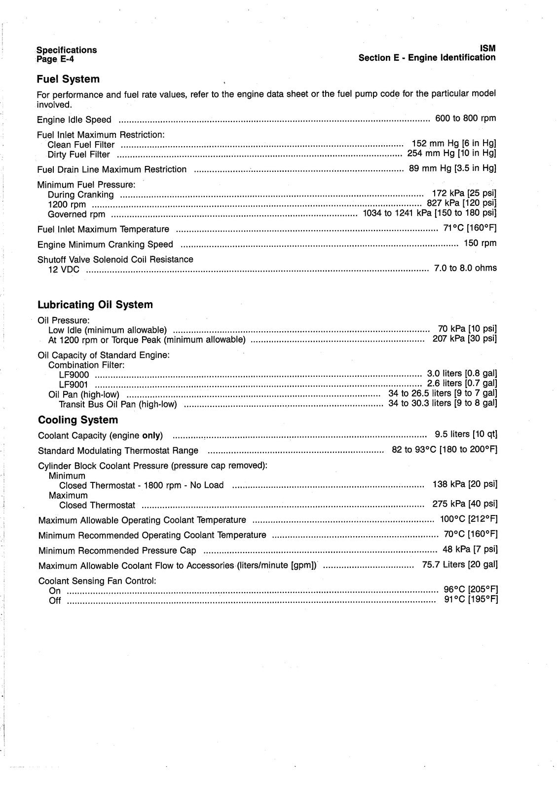 CUMMINS ISM QSM11 Series Troubleshooting And Repair Manual 2000 - WIRE BOUND