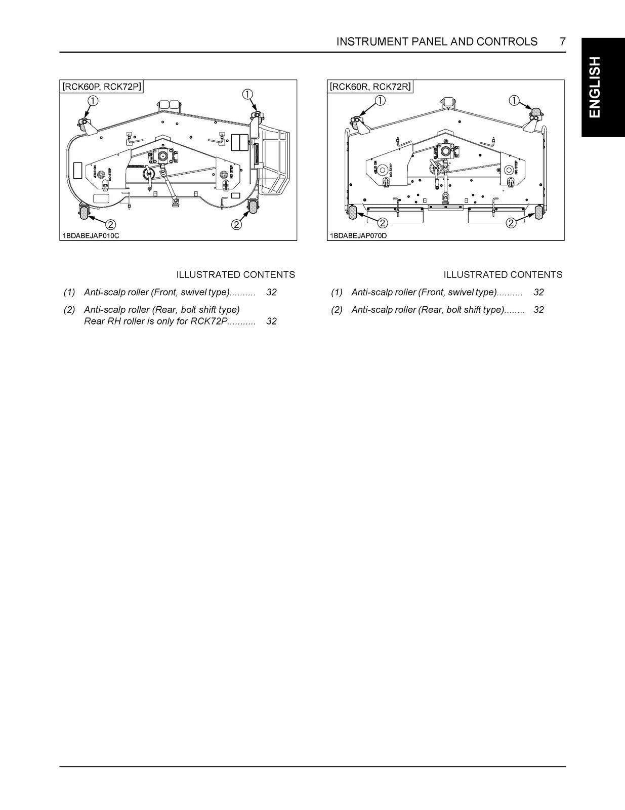 KUBOTA ZD1211 ZD1211R ZD1211L ZD1211RL Operators Manual - WIRE BOUND - COVERS