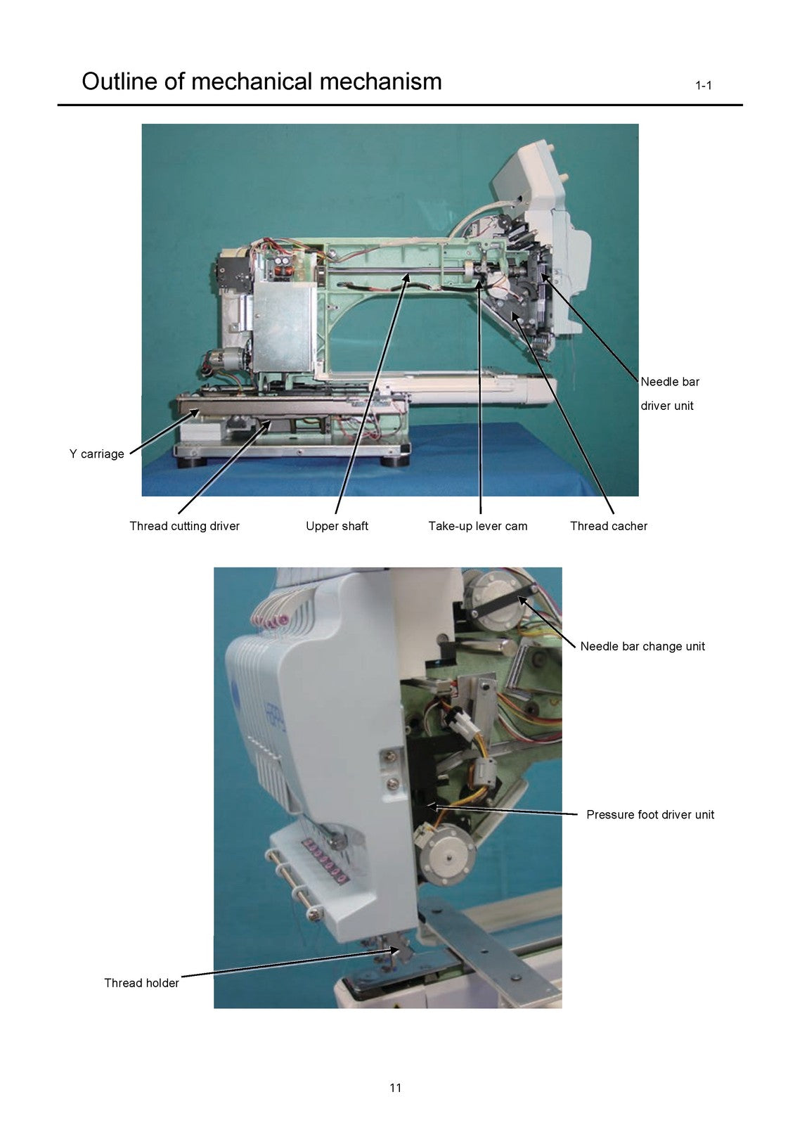 HAPPY HCH-701-30 Embroidery Machine Maintenance Manual - WIRE BOUND - COVERS