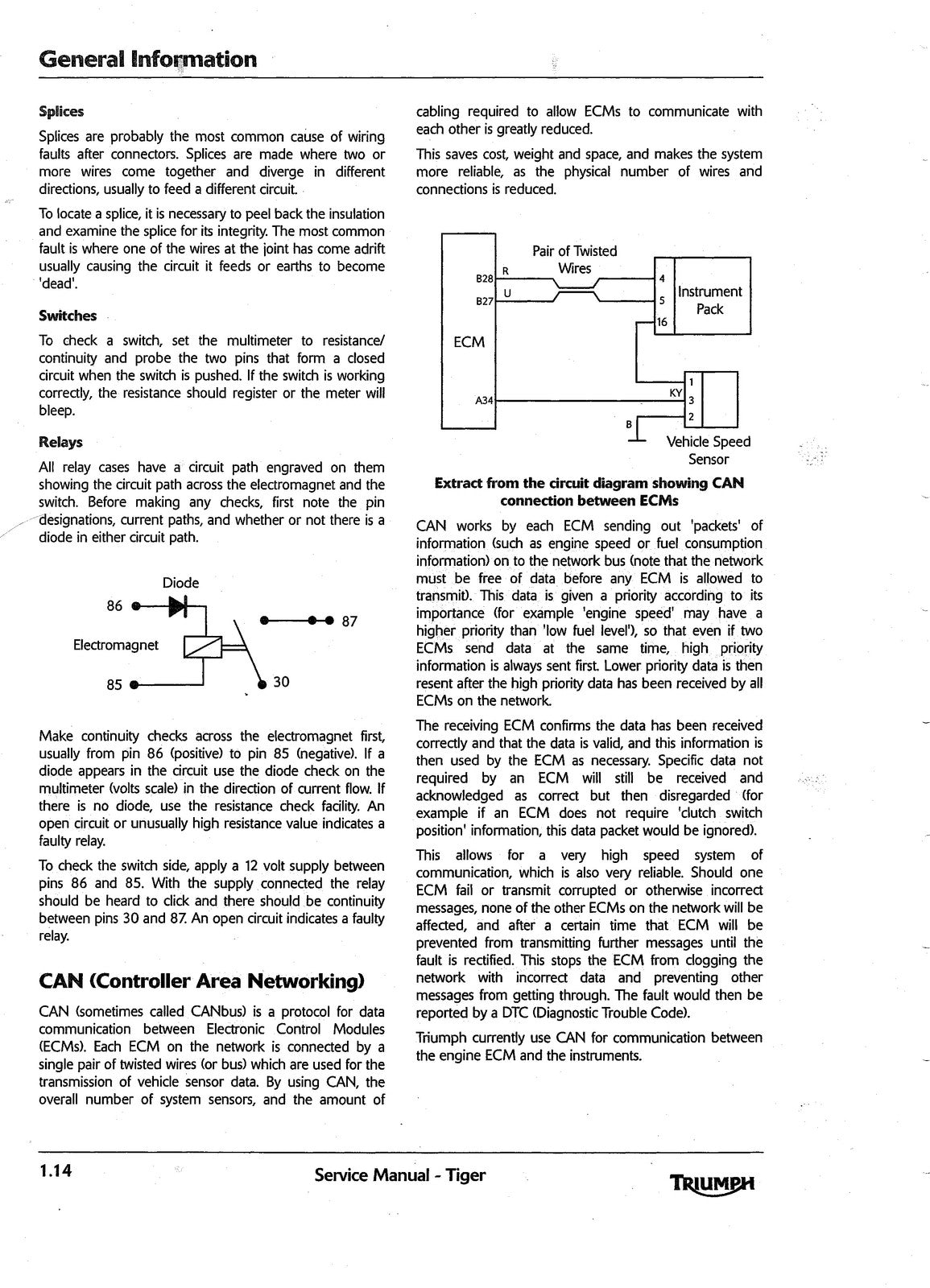 TRIUMPH Tiger 1050 Workshop Manual 2006 - STEEL WIRE BOUND - PROTECTIVE COVERS