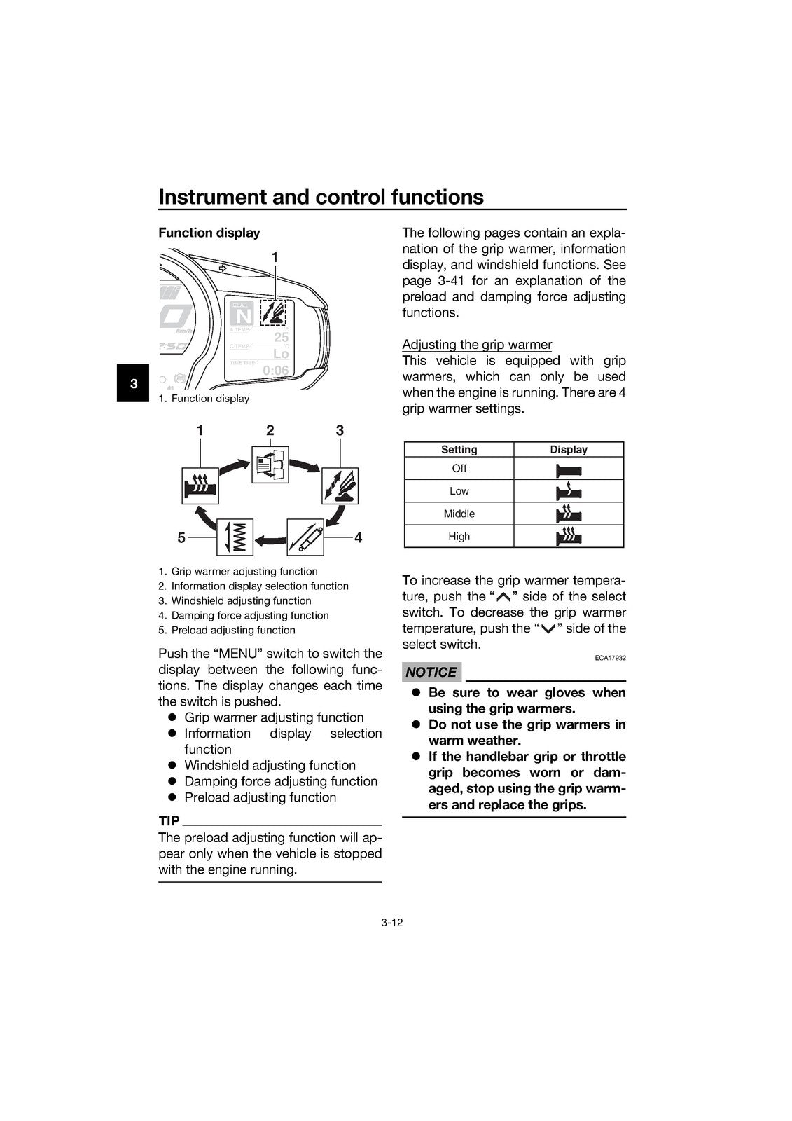 YAMAHA FJR1300D-AS FJR1300AS Motorcycle Owners Manual 2020 - WIRE BOUND - COVERS