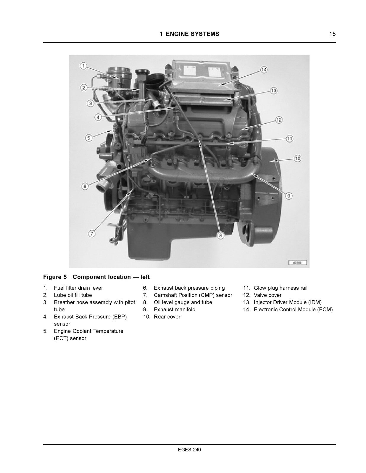 INTERNATIONAL VT 365 Diesel Engine Diagnostic Manual - WIRE BOUND - TOUGH COVERS