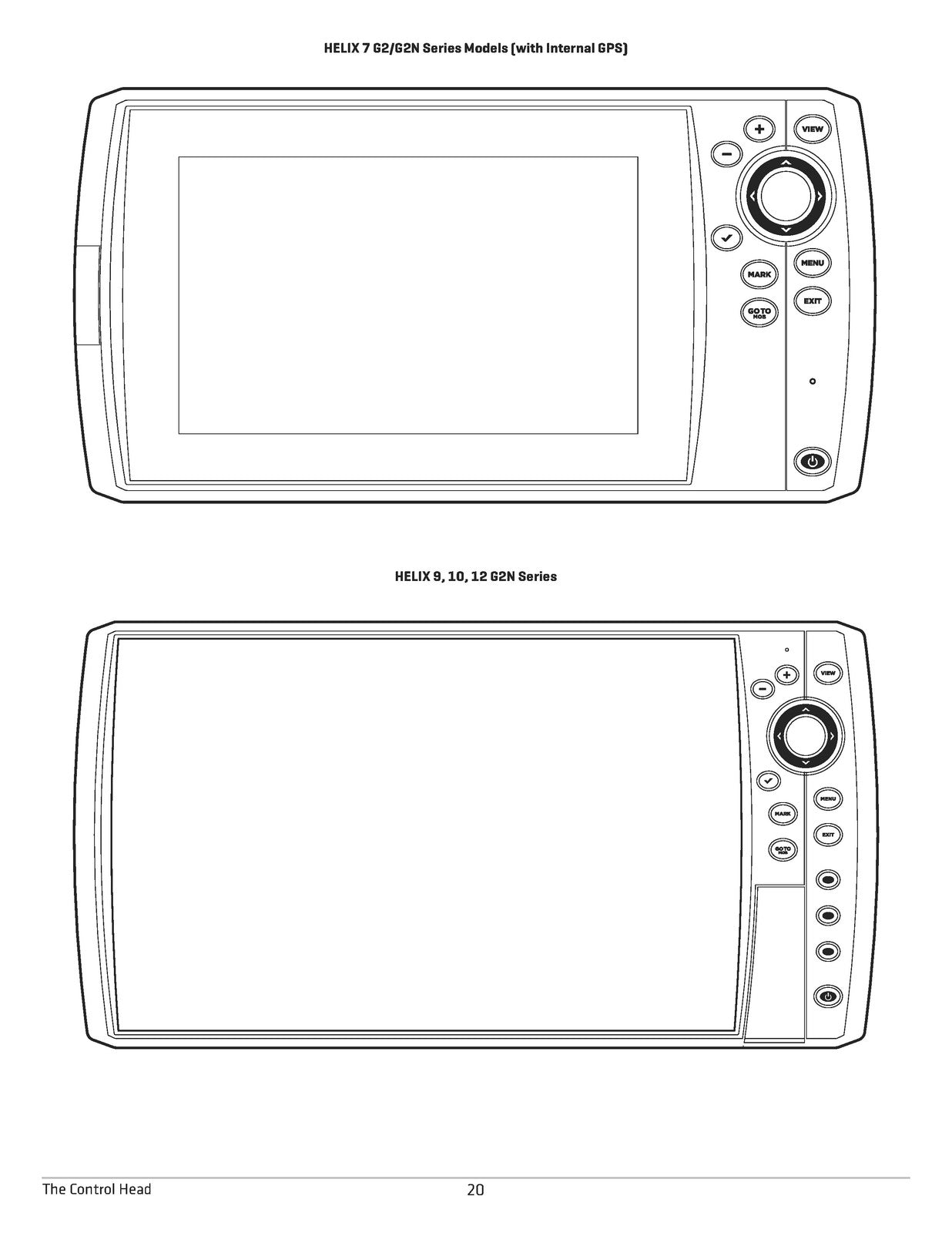 HUMMINBIRD HELIX G2 and HELIX G2N SERIES OPERATIONS MANUAL - WIRE BOUND - COVERS